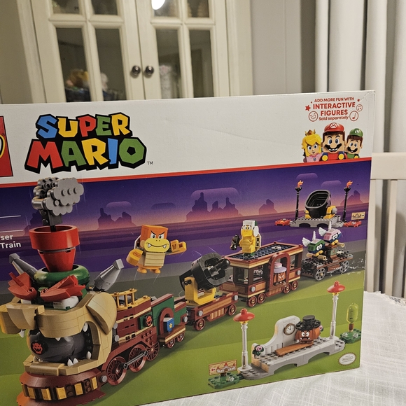 LEGO Mario Bowser Express Adventure Set Agesc9+ Train Is 26.5 Long Brand New - Picture 2 of 3